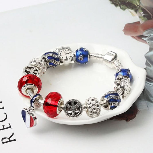 World Cup Souvenir Bracelets European and American Fashion Alloy Bracelet, Size: 20cm Reluova