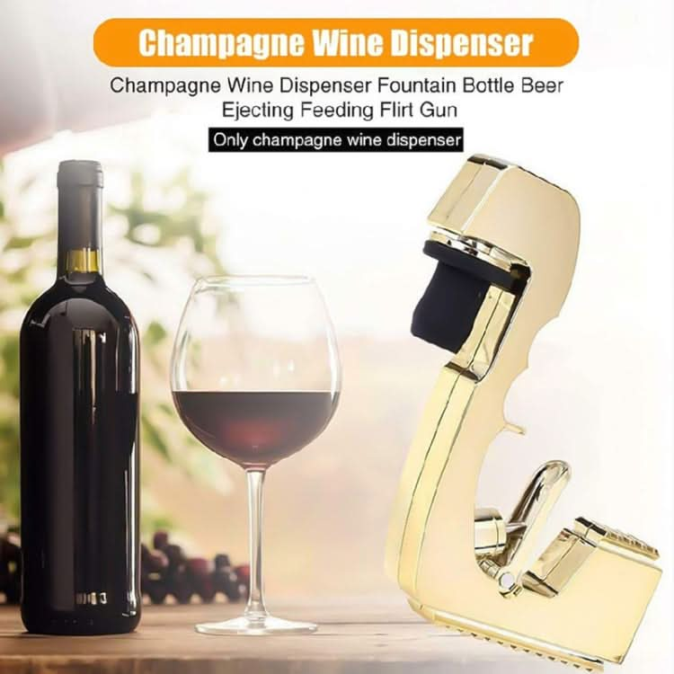 Zinc Alloy Bubbly Blaster Champagne Bottle Squirt Gun Bar Tool - Reluova