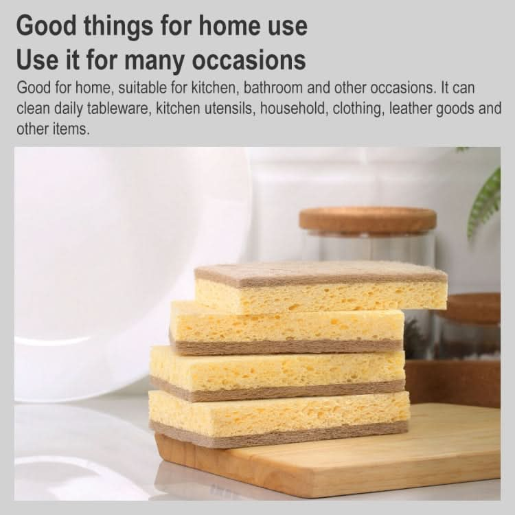 Original Xiaomi Youpin 2 PCS Quange Natural Sisal Cellulose Sponge Dishwashing Brush - Reluova