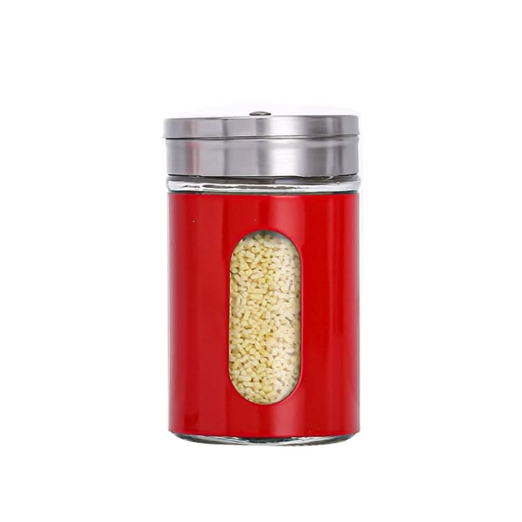 Stainless Steel Lid Glass Seasoning Jar Kitchen Supplies - Reluova