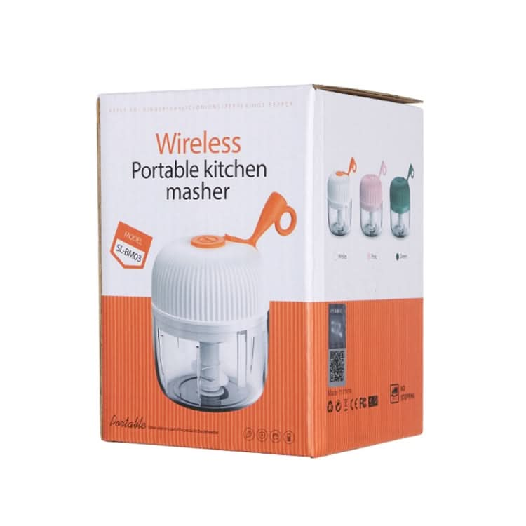 REMAX SL-BM03 Rechew Series Wireless Electric Garlic Stirrer Cordless Portable Food Processor - Reluova