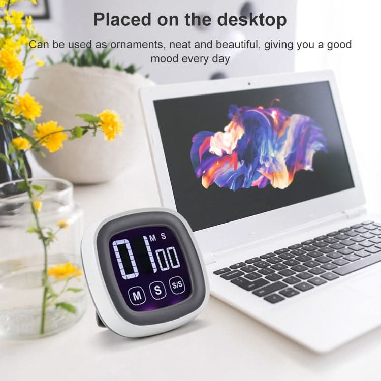 TS-BN54 Touch Timer Alarm Clock Kitchen Food Large Screen Countdown Electronic Reminder - Reluova