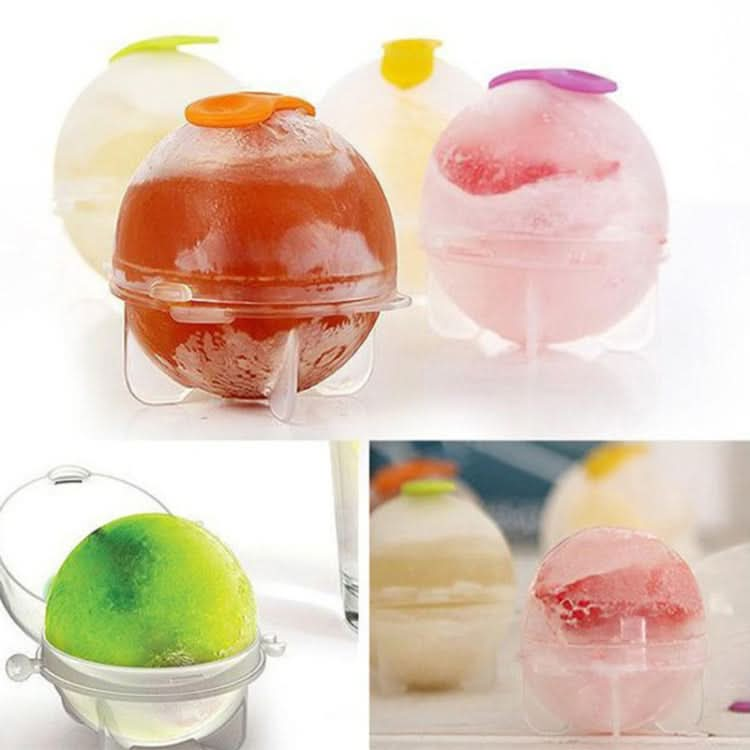 4 in 1 Spherical Ice Cream Mold Set DIY Mini Ice Lattice Silicone Ice Maker Size: S-Reluova