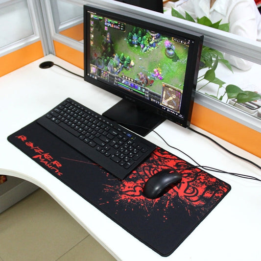 Extended Large Mantis Pattern Gaming and Office Keyboard Mouse Pad, Size: 70cm x 29.5cm My Store