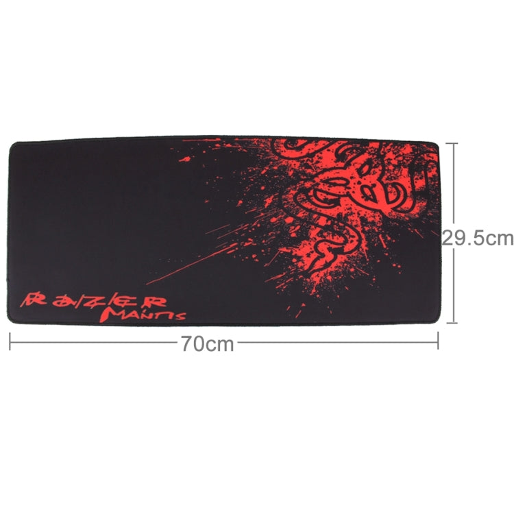 Extended Large Mantis Pattern Gaming and Office Keyboard Mouse Pad, Size: 70cm x 29.5cm My Store