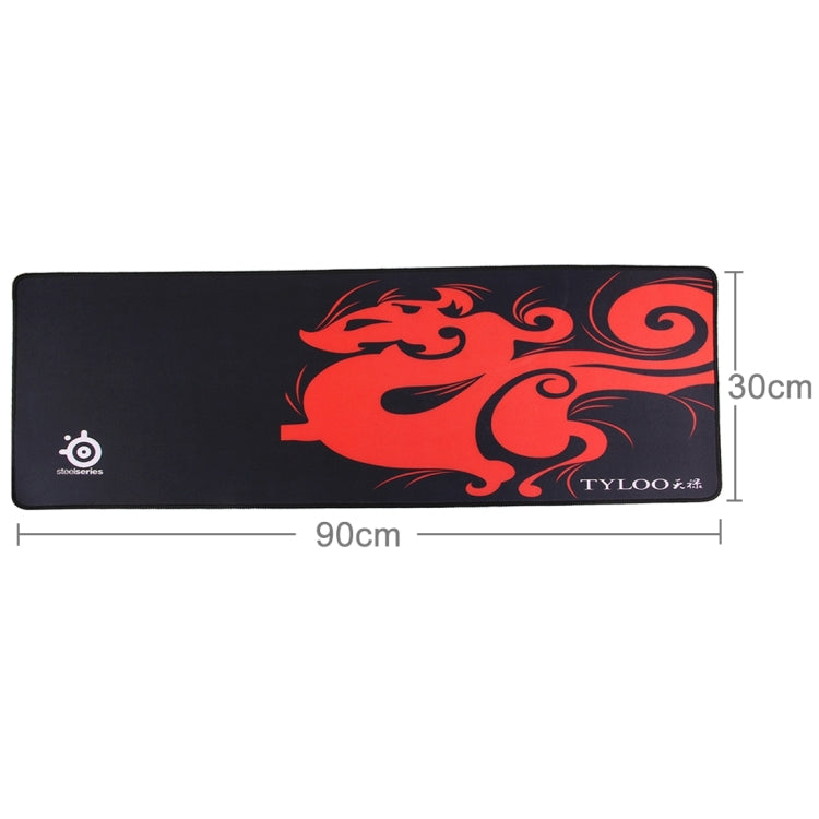 Extended Large Dragon Mantis Gaming and Office Keyboard Mouse Pad, Size: 90cm x 30cm My Store