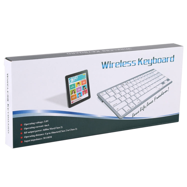 WB-8022 Ultra-thin Wireless Bluetooth Keyboard for iPad, Samsung, Huawei,  Xiaomi, Tablet PCs or Smart Phones, Arabic Keys My Store