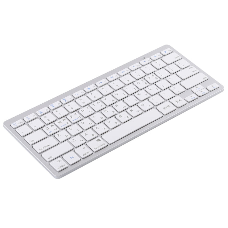 WB-8022 Ultra-thin Wireless Bluetooth Keyboard for iPad, Samsung, Huawei, Xiaomi, Tablet PCs or Smartphones, Ko Language Keys