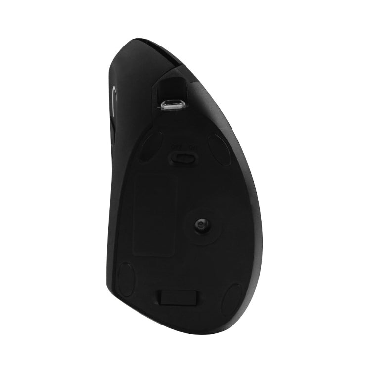 CM0093 Rechargeable Version 2.4GHz Three-button Wireless Optical Mouse Vertical Mouse for Left-hand, Resolution: 1000DPI / 1200DPI / 1600DPI