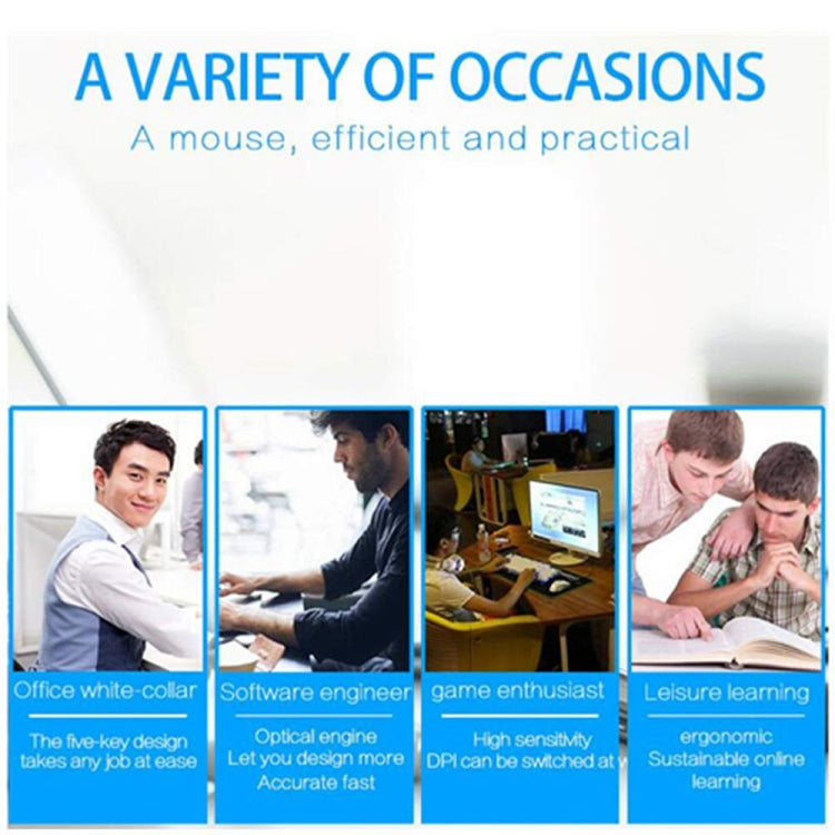 CM0093 Rechargeable Version 2.4GHz Three-button Wireless Optical Mouse Vertical Mouse for Left-hand, Resolution: 1000DPI / 1200DPI / 1600DPI My Store