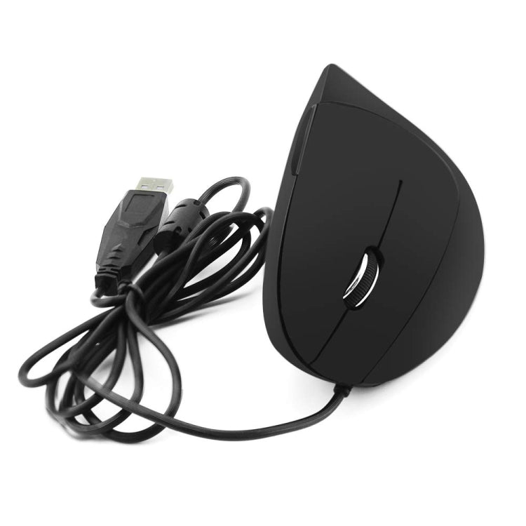 CM0093 Wired Version 2.4GHz Three-button Vertical Mouse for Left-hand, Resolution: 1000DPI / 1200DPI / 1600DPI, Cable Length：1.7m My Store