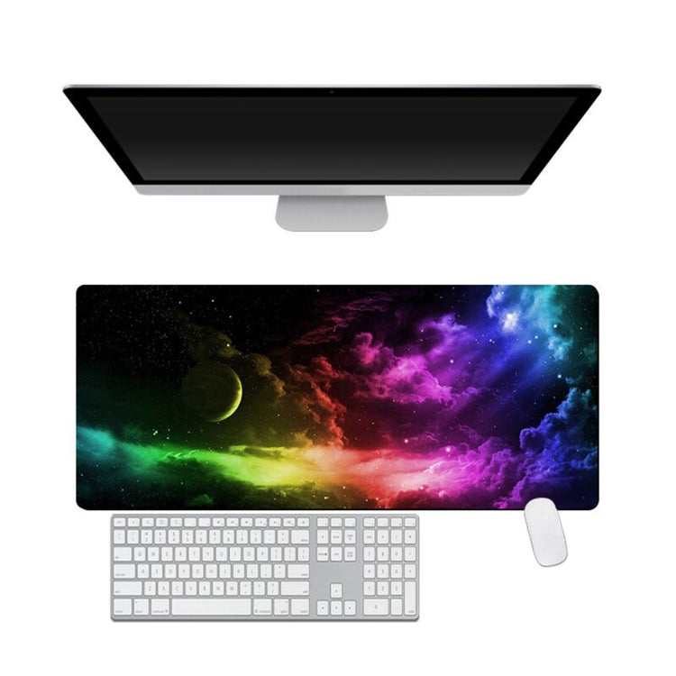 Extended Large Anti-Slip Soft Rubber Smooth Cloth Surface Game Mouse Pad Keyboard Mat, Size: 800 x 300 x 2mm