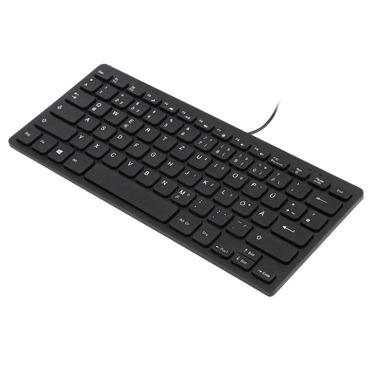 TT-A01 Ultra-thin Design Mini Wired Keyboard, German Version