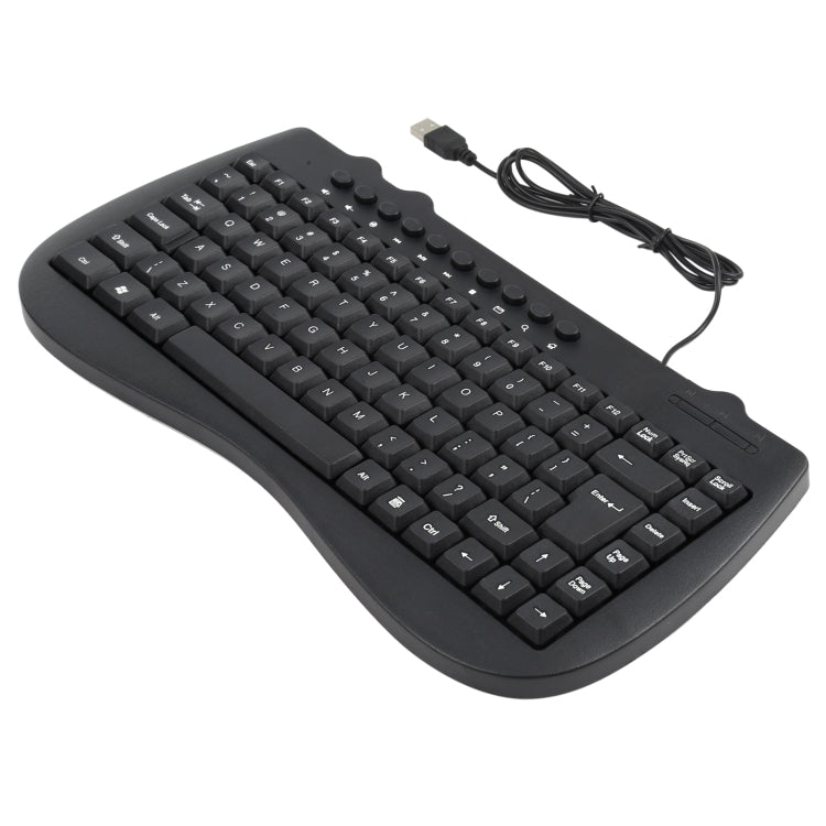 KB-301B Multimedia Notebook Mini Wired Keyboard, English Version My Store