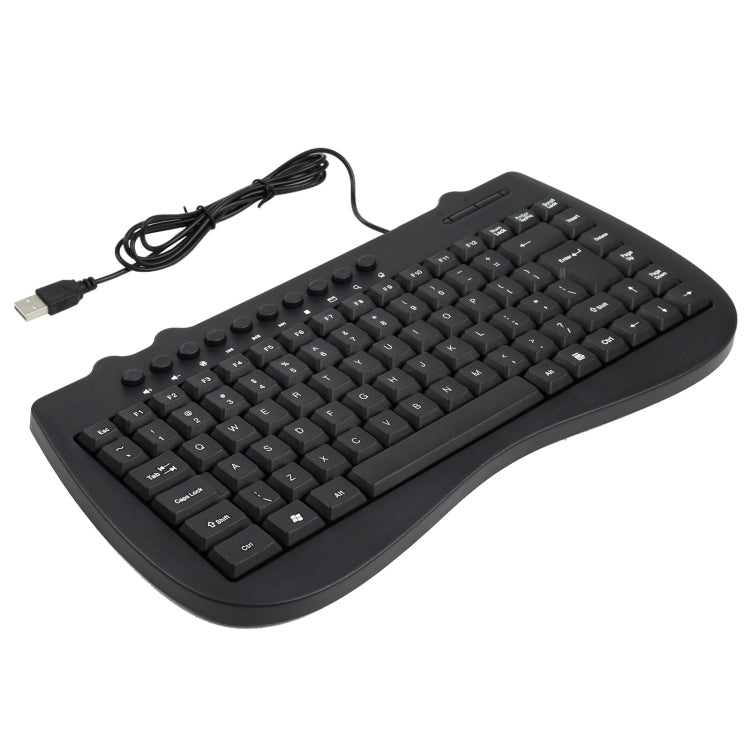 KB-301B Multimedia Notebook Mini Wired Keyboard, English Version My Store