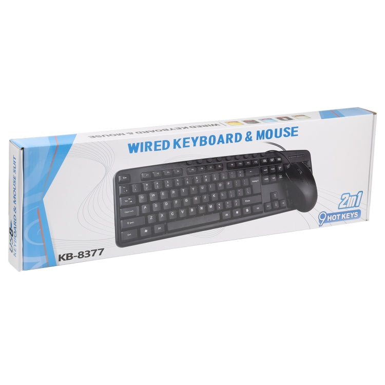 KB-8377 USB Wired Keyboard Mouse Set My Store