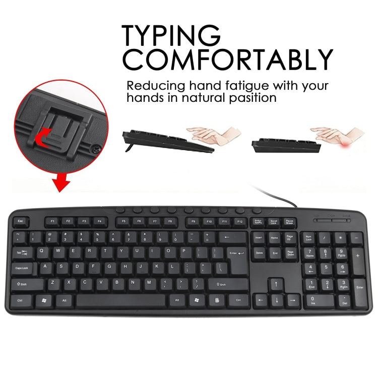 KB-8377 USB Wired Keyboard Mouse Set