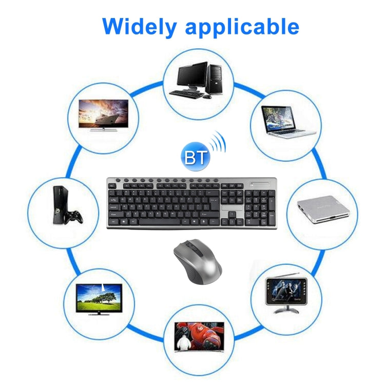 KB-6600 2.4Ghz Office Waterproof Wireless Keyboard Mouse Set My Store