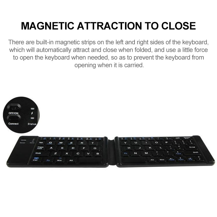 B05 USB Charging Portable Mini Folding Bluetooth Wireless Keyboard