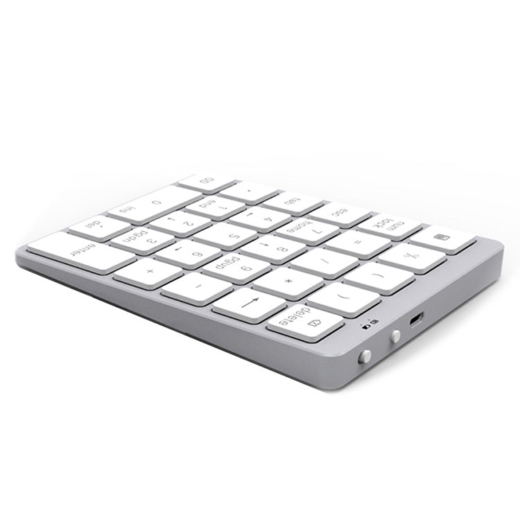 N960 Ultra-thin Universal Aluminum Alloy Rechargeable Wireless Bluetooth Numeric Keyboard