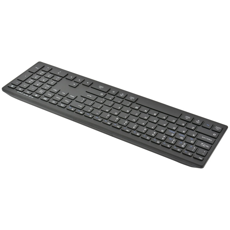 169 2.4Ghz + Bluetooth  Dual Mode Wireless Keyboard + Mouse Kit, Compatible with iSO & Android & Windows