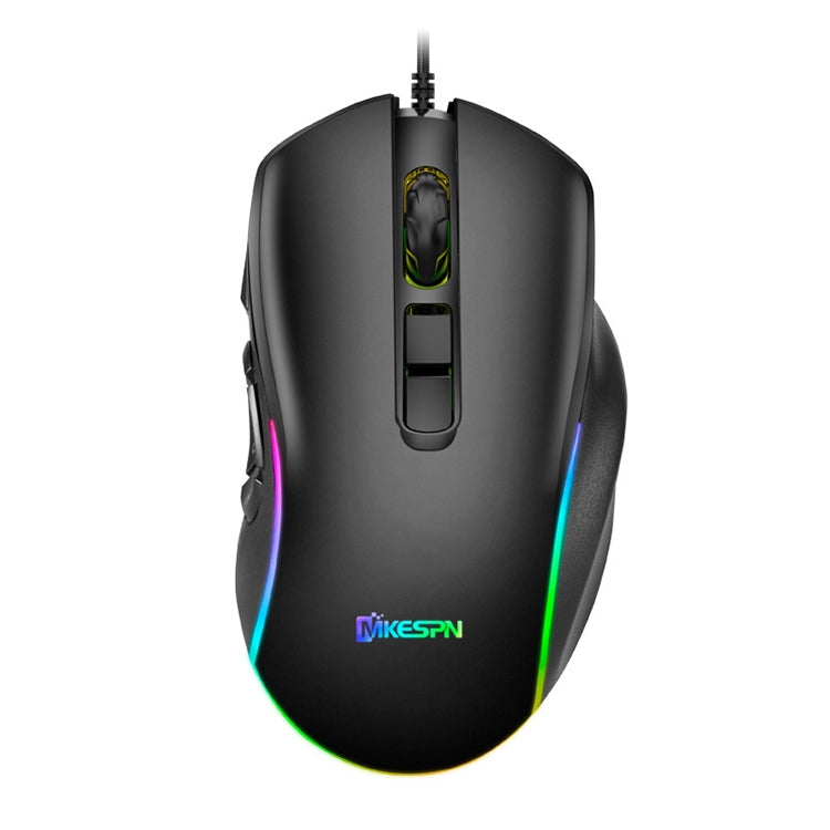 MKESPN X9 10 Buttons 7200DPI RGB Macro Definition Gaming Wired Mouse My Store