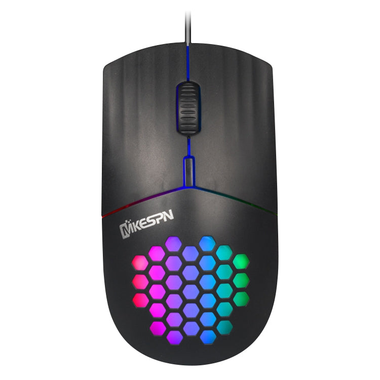 MKESPN SXS-838 Type-C Interface RGB Hollow Wired Mouse My Store