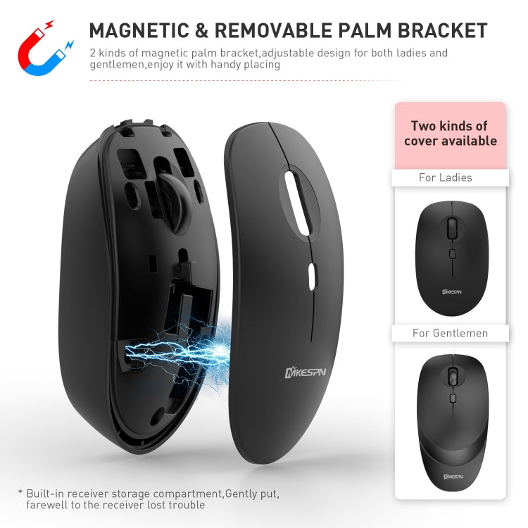 MKESPN 859 2.4G+BT5.0+BT3.0 Three Modes Wireless Mouse