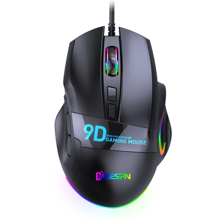 MKESPN X10 9-Buttons RGB Wired Macro Definition Gaming Mouse My Store