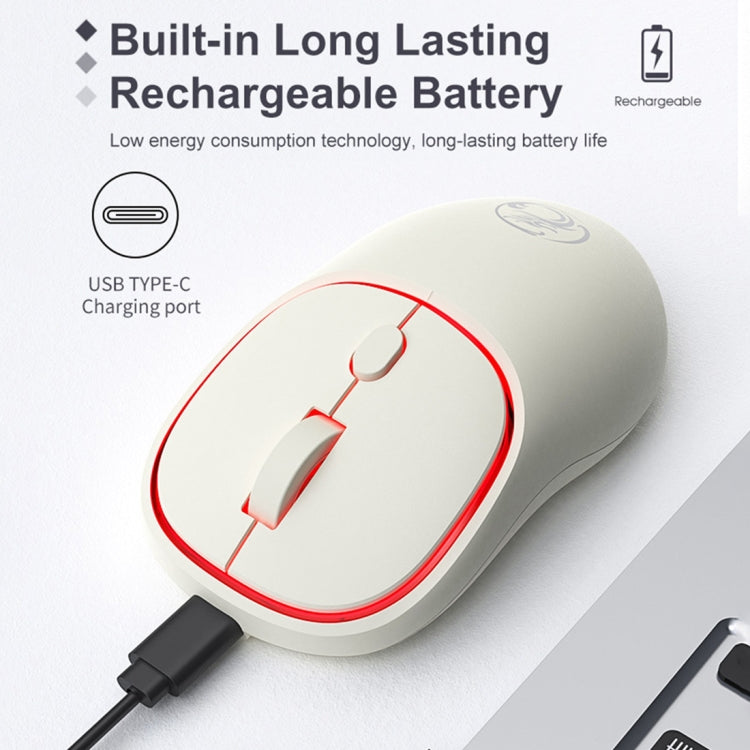 iMICE W-618 Rechargeable 4 Buttons 1600 DPI 2.4GHz Silent Wireless Mouse for Computer PC Laptop