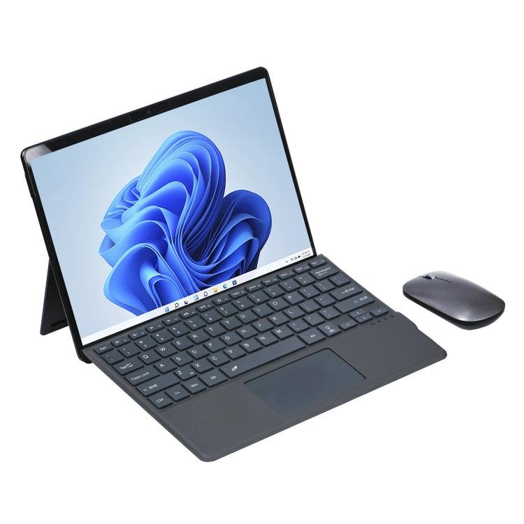 For Microsoft Surface Pro 8 Tablet Colorful Backlight Bluetooth Keyboard Leather Case with Pen Slot My Store