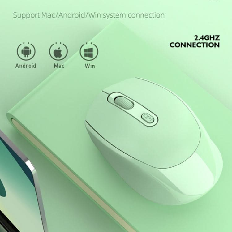 HXSJ M107 4-buttons 1600 DPI Dual Mode 2.4GHz + Bluetooth 5.1 Wireless Rechargeable Mouse My Store