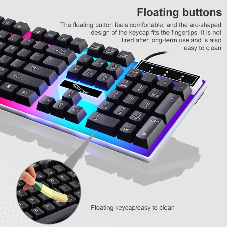 ZGB G21 Luminous Wired Keyboard + Mouse Set My Store