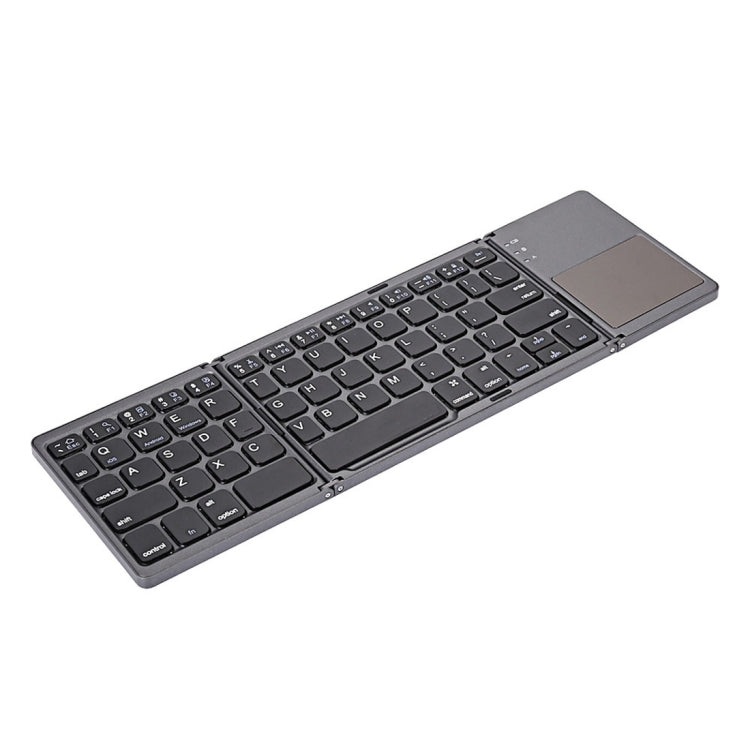 B033 Rechargeable 3-Folding 64 Keys Bluetooth Wireless Keyboard with Touchpad My Store