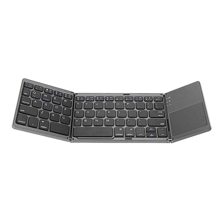 B033 Rechargeable 3-Folding 64 Keys Bluetooth Wireless Keyboard with Touchpad My Store