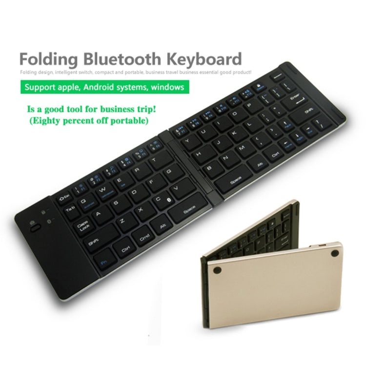 F66 Foldable Bluetooth Wireless 66 Keys Keyboard, Support Android / Windows / iOS My Store