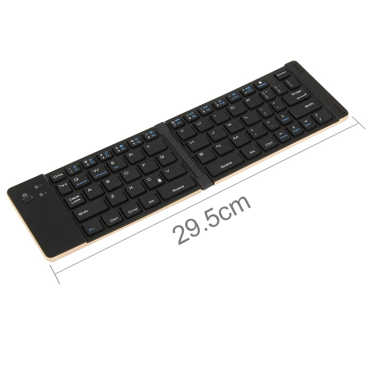 F66 Foldable Bluetooth Wireless 66 Keys Keyboard, Support Android / Windows / iOS