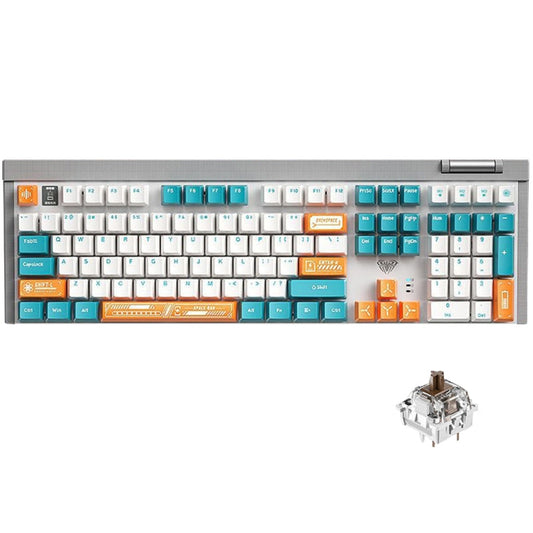 AULA F3050 2.4G Wireless Dual Mode Mechanical Keyboard,Tea Shaft