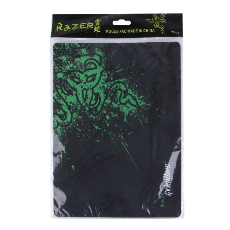 Extended Large Slim Anti-Slip Razer Pattern Soft Rubber Smooth Cloth Surface Game Keyboard Mouse Pad Mat, Size: 317 x 244 x 2 mm