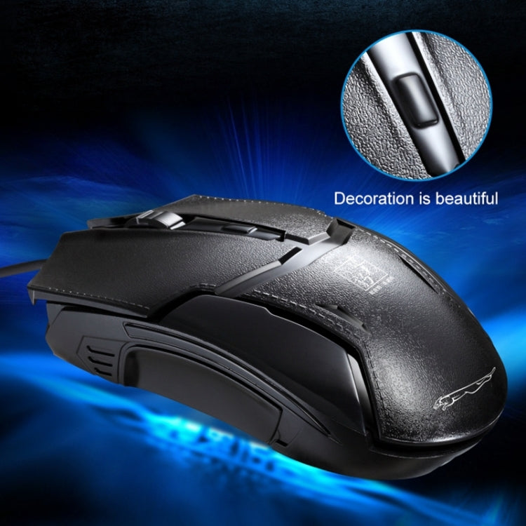 Chasing Leopard 179 USB 1600DPI Three-speed Adjustable Wired Optical Gaming Mouse, Length: 1.3m