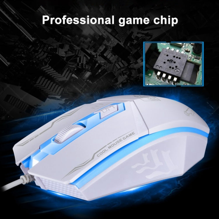 Chasing Leopard 199 USB 1600DPI Three-speed Adjustable LED Backlight Wired Optical Gaming Mouse, Length: 1.3m My Store