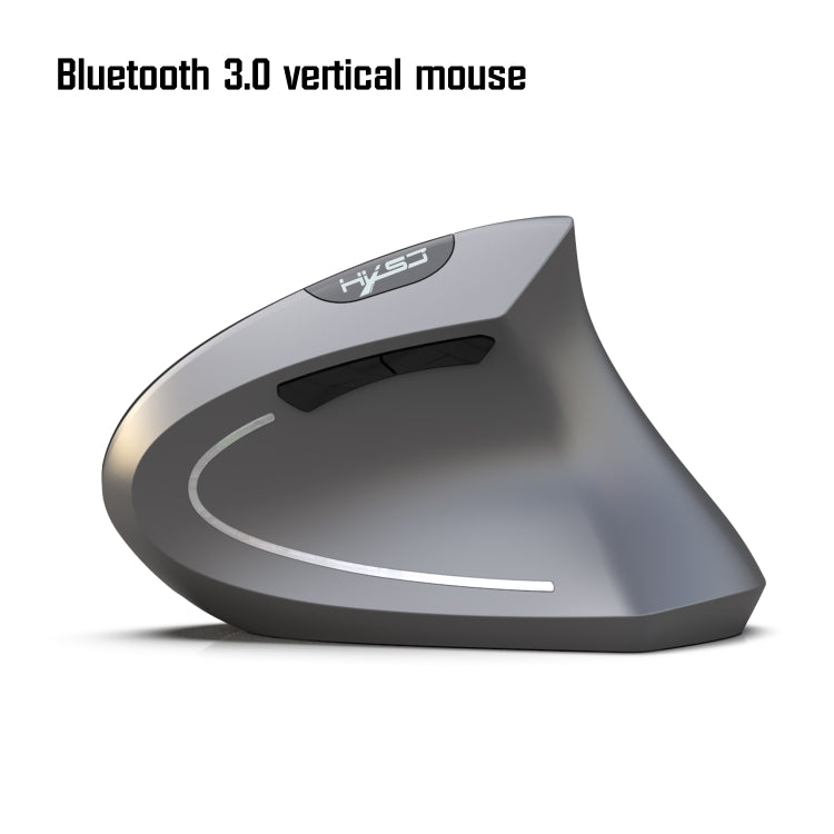 HXSJ T29 Bluetooth 3.0 Wireless Bluetooth 6-Keys 2400 DPI Adjustable Ergonomics Optical Vertical Mouse