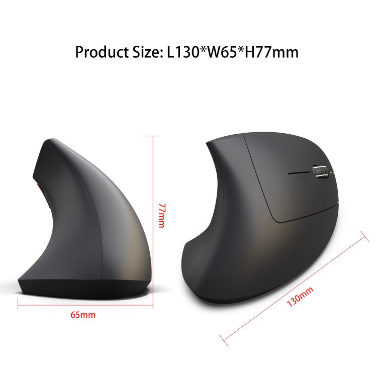 HXSJ T29 Bluetooth 3.0 Wireless Bluetooth 6-Keys 2400 DPI Adjustable Ergonomics Optical Vertical Mouse My Store