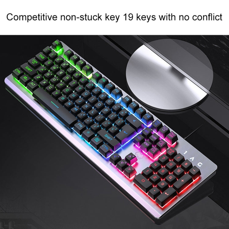 YINDIAO K002 USB Wired Mechanical Feel RGB Backlight Keyboard + Optical Mouse + Headset Set My Store