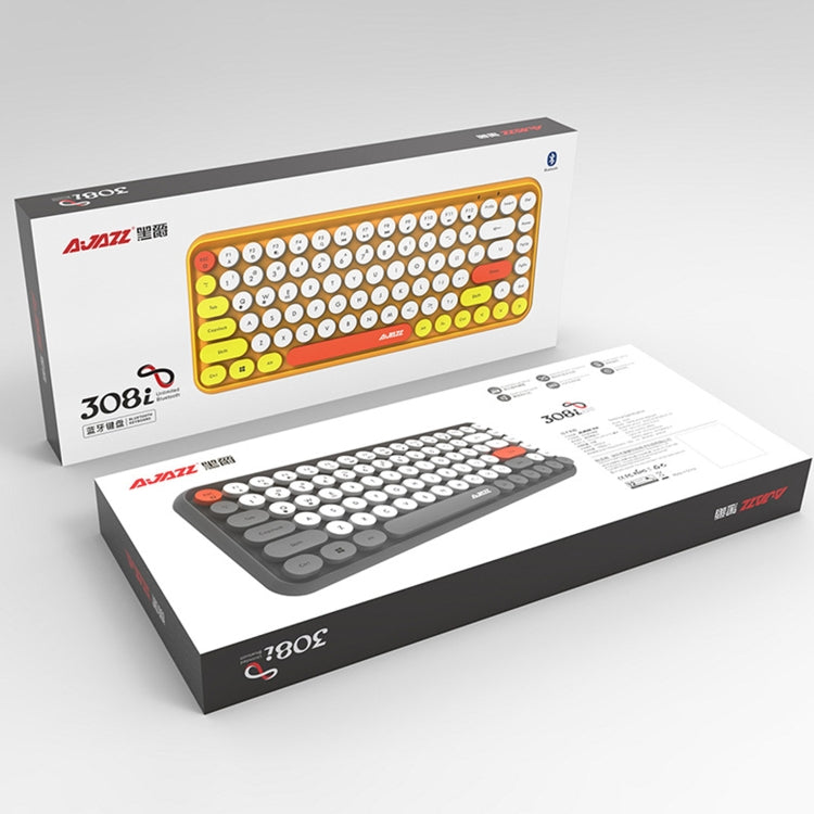 Ajazz 308I Tablet Mobile Phone Computer Household Office Wireless Keyboard My Store