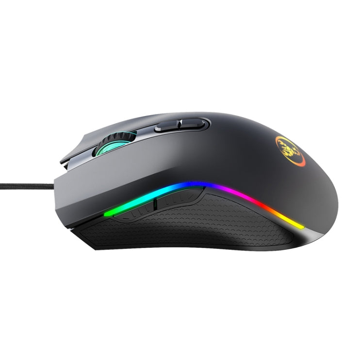 HXSJ A869 Type-C 7200dpi 6-modes Adjustable 7-keys RGB Light Wired Game Mouse My Store