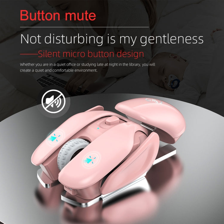 HXSJ T37 2.4GHz 1600dpi 3-modes Adjustable Wireless Mute Mouse