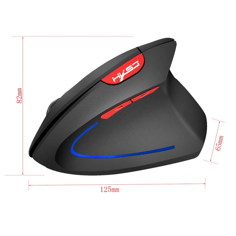 HXSJ T22 2.4GHz Wireless 4-Keys 2400 DPI Adjustable Ergonomics Optical Vertical Mouse My Store