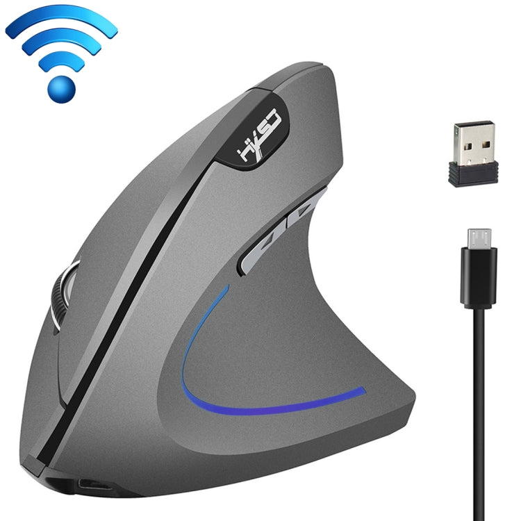 HXSJ T22 2.4GHz Wireless 4-Keys 2400 DPI Adjustable Ergonomics Optical Vertical Mouse My Store