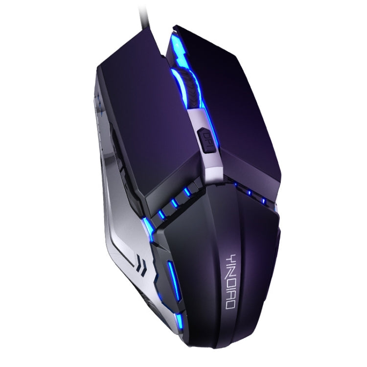 YINDIAO 6 Keys Gaming Office USB Mute Mechanical Wired Mouse